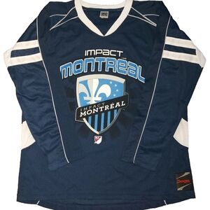 CF Montreal Impact Men's MLS Soccer Jersey Long Sleeve XL